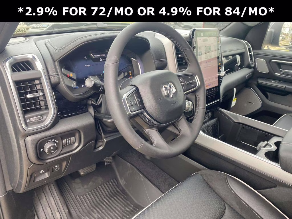 2026 Diamond Black Crystal Pearlcoat Ram 1500 Laramie 4X4 Truck