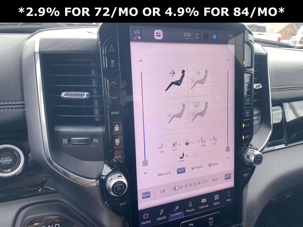 2026 Diamond Black Crystal Pearlcoat Ram 1500 Laramie 4X4 Truck