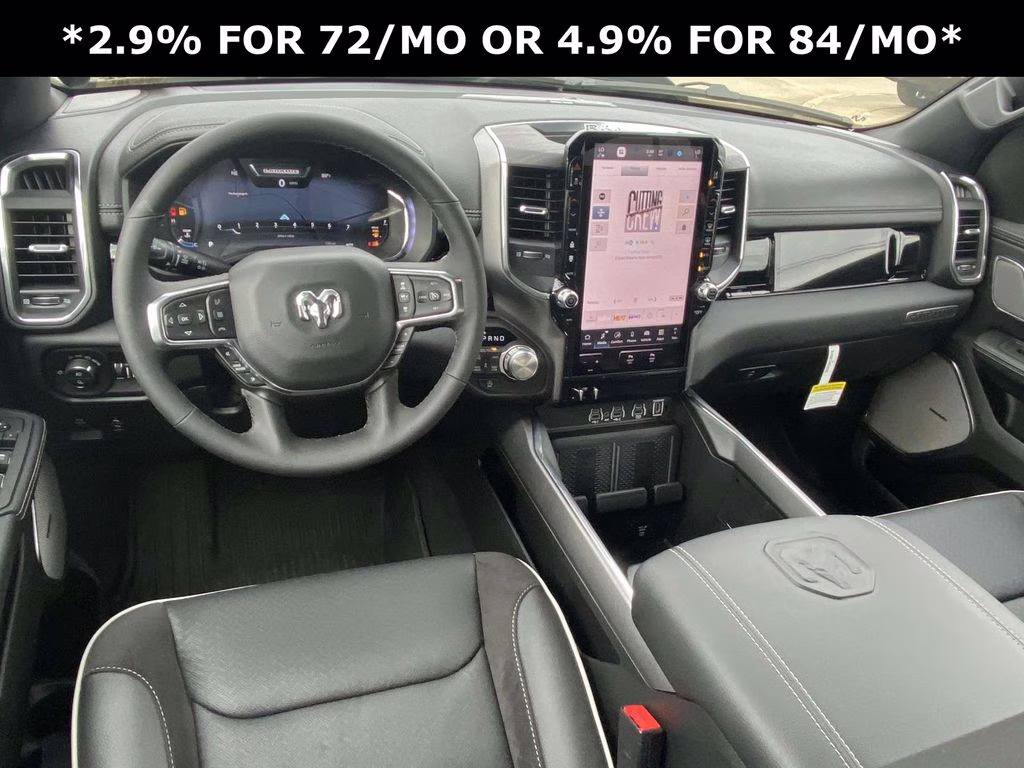 2026 Diamond Black Crystal Pearlcoat Ram 1500 Laramie 4X4 Truck