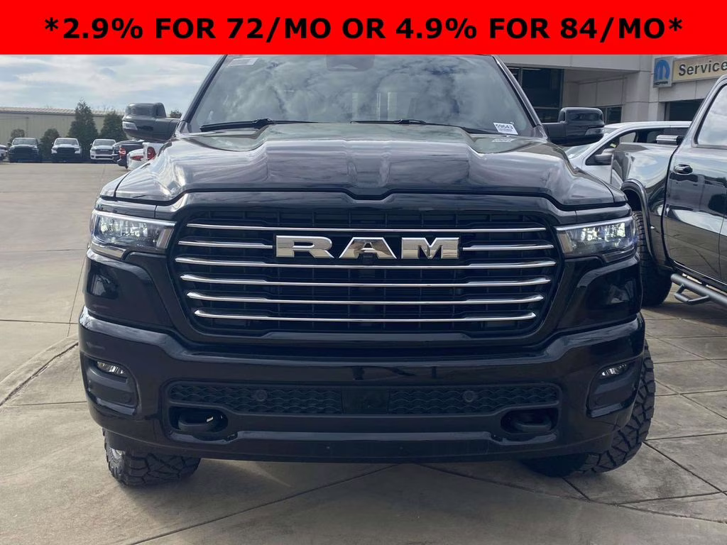 2026 Diamond Black Crystal Pearlcoat Ram 1500 Laramie 4X4 Truck