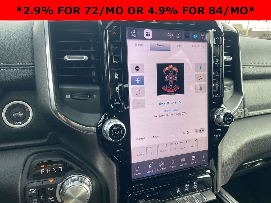 2026 Diamond Black Crystal Pearlcoat Ram 1500 Laramie 4X4 Truck