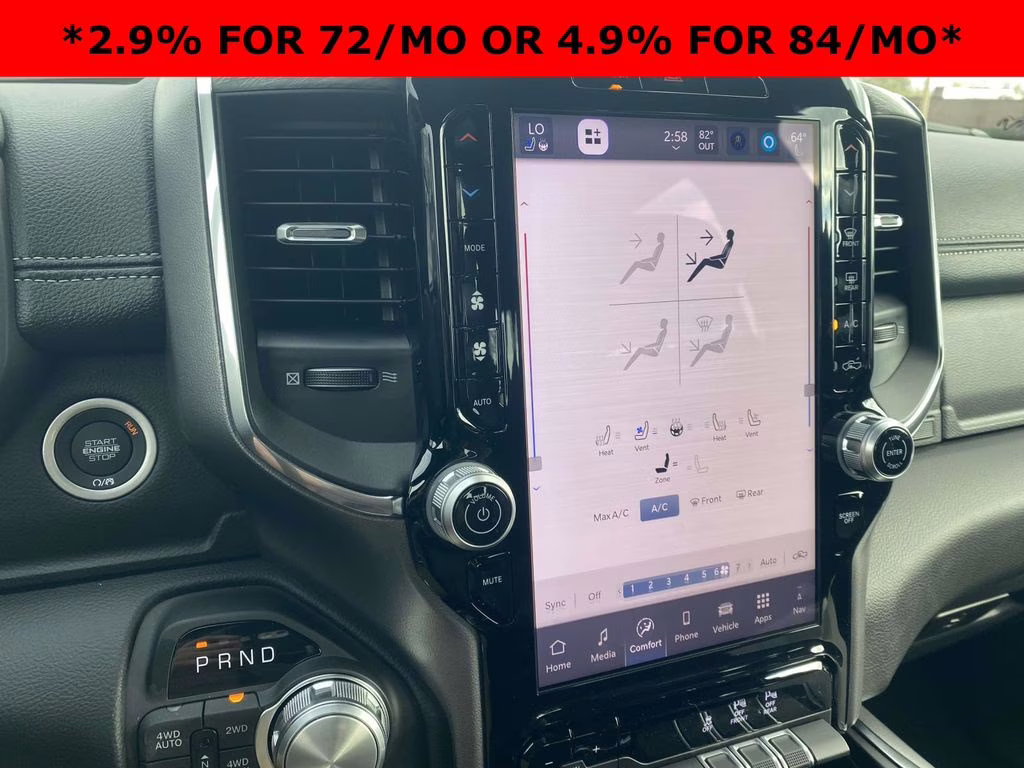 2026 Diamond Black Crystal Pearlcoat Ram 1500 Laramie 4X4 Truck