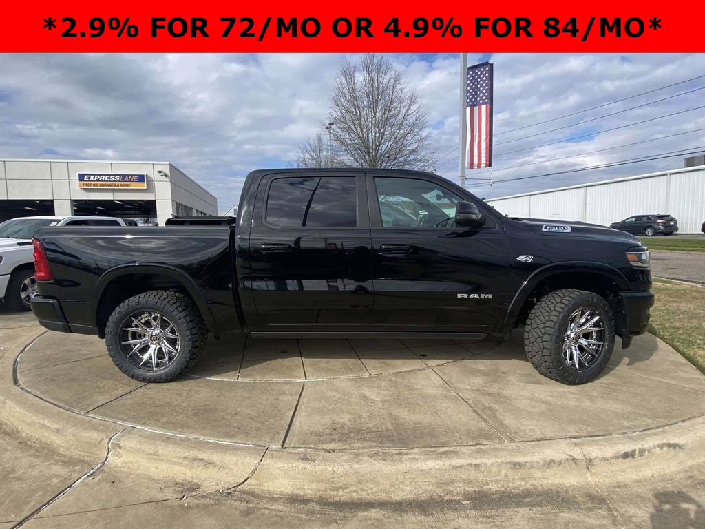 2026 Diamond Black Crystal Pearlcoat Ram 1500 Laramie 4X4 Truck