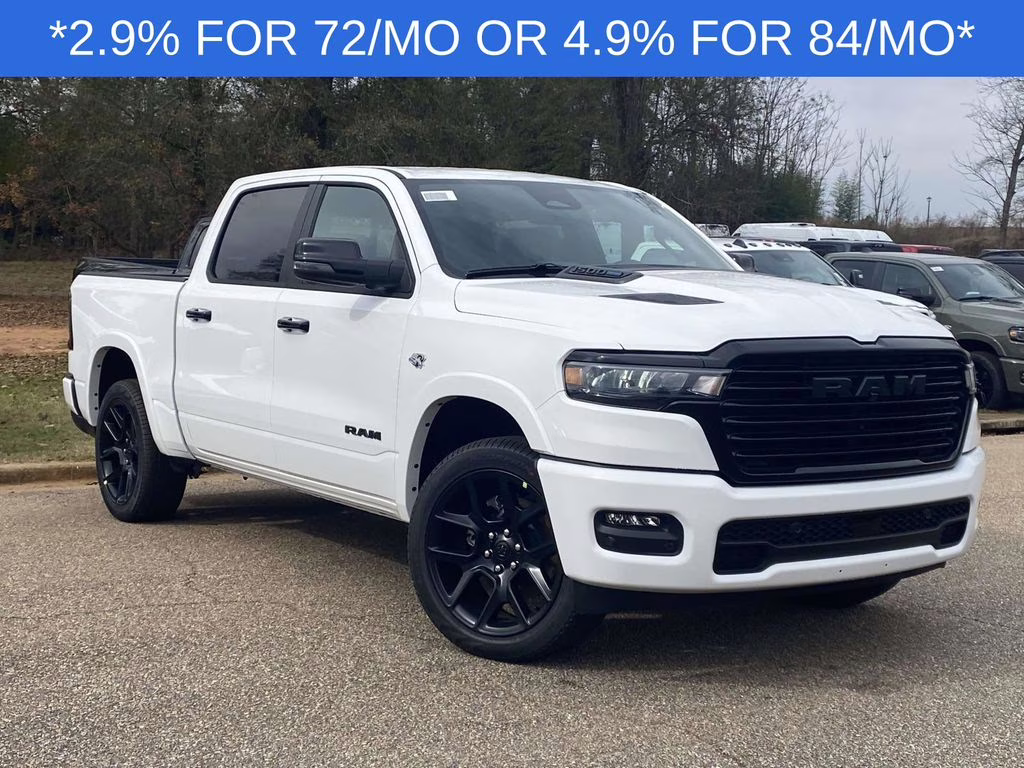2026 Bright White Clearcoat Ram 1500 Laramie 4X4 Truck