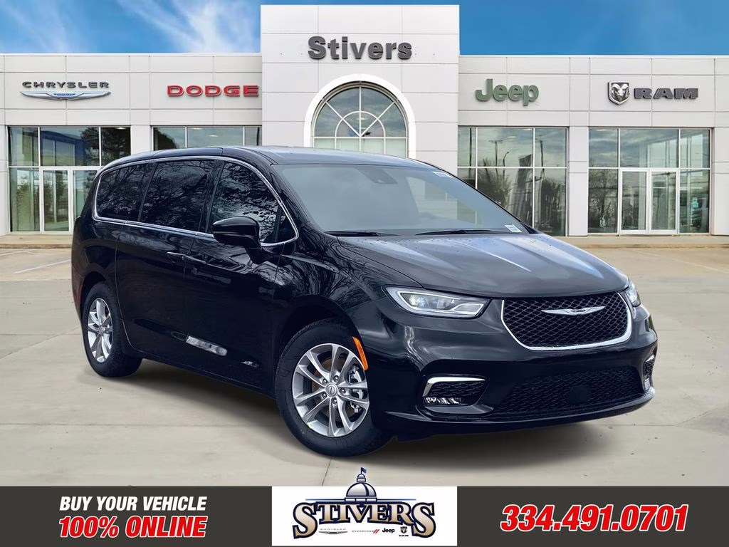 2026 Diamond Black Crystal Pearlcoat Chrysler Pacifica Select FWD Van