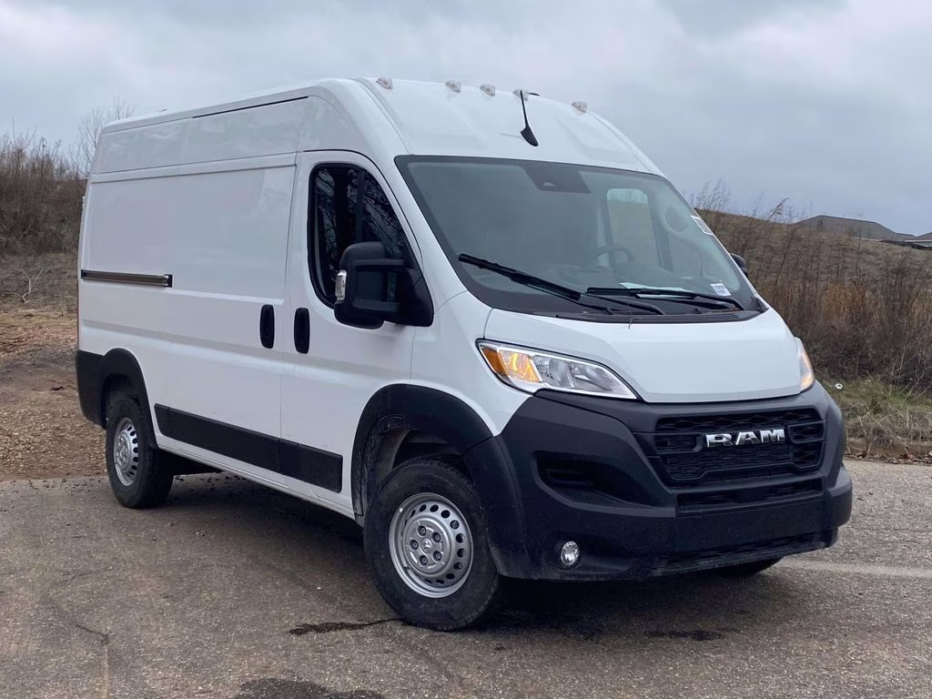 2025 Bright White Clearcoat Ram ProMaster 2500 High Roof FWD Van