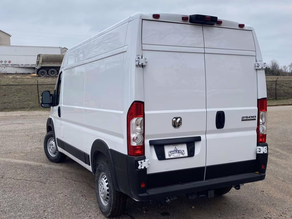 2025 Bright White Clearcoat Ram ProMaster 2500 High Roof FWD Van