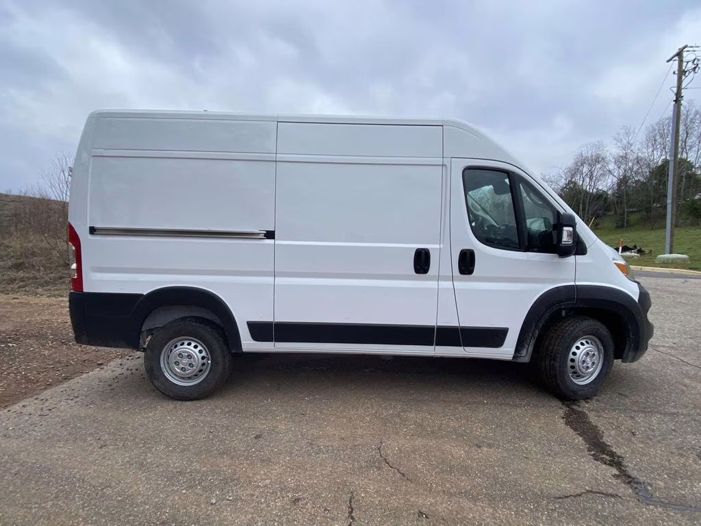2025 Bright White Clearcoat Ram ProMaster 2500 High Roof FWD Van
