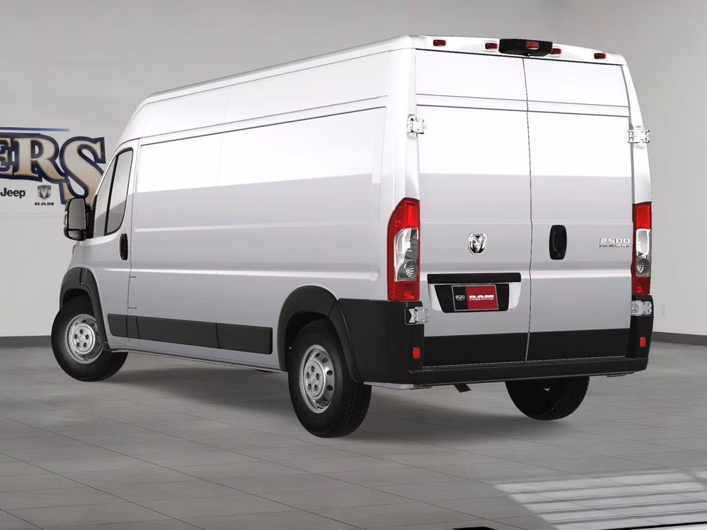 2025 Bright White Clearcoat Ram ProMaster 2500 High Roof FWD Van