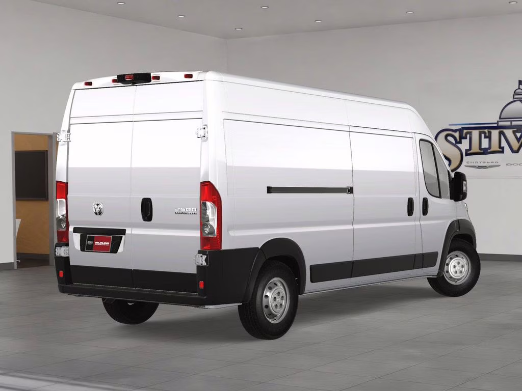2025 Bright White Clearcoat Ram ProMaster 2500 High Roof FWD Van