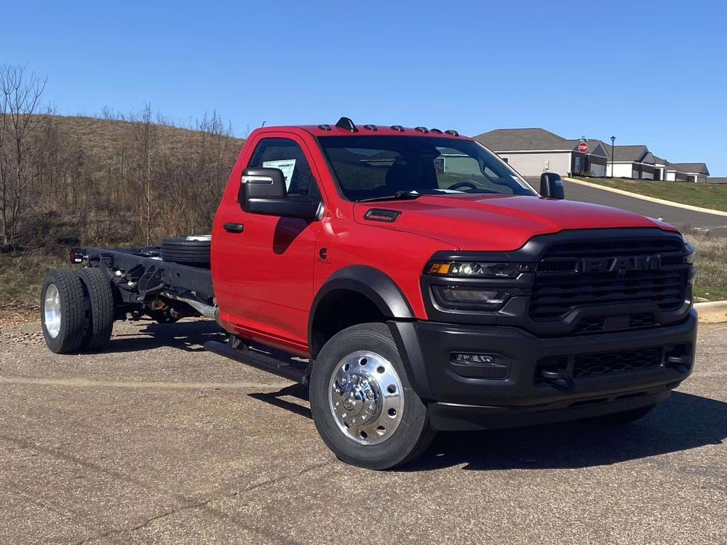 2026 Flame Red Clearcoat Ram 5500HD Tradesman 4X4 Truck