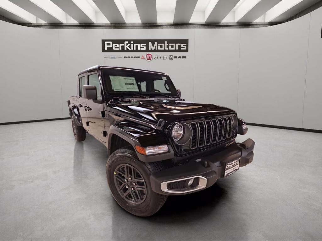 2026 Black Clearcoat Jeep Gladiator Sport S 4X4 Truck