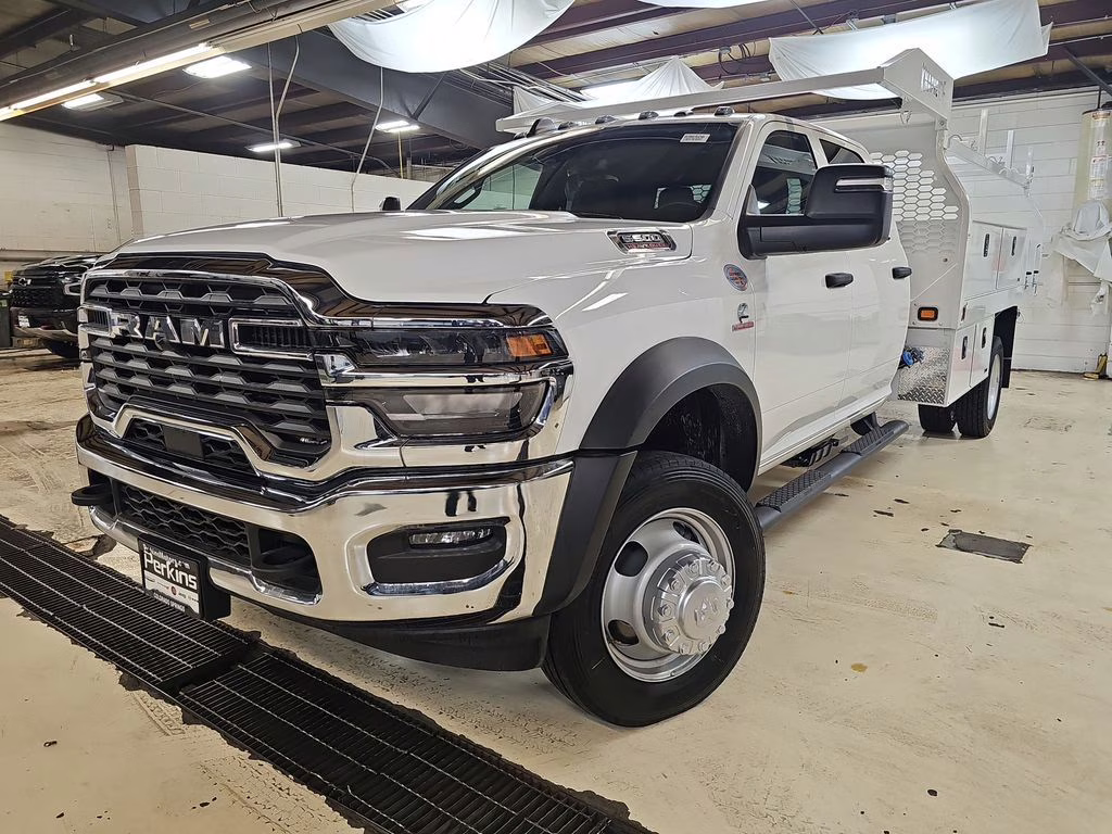 2026 Bright White Clearcoat Ram 5500HD Tradesman 4X4 Truck