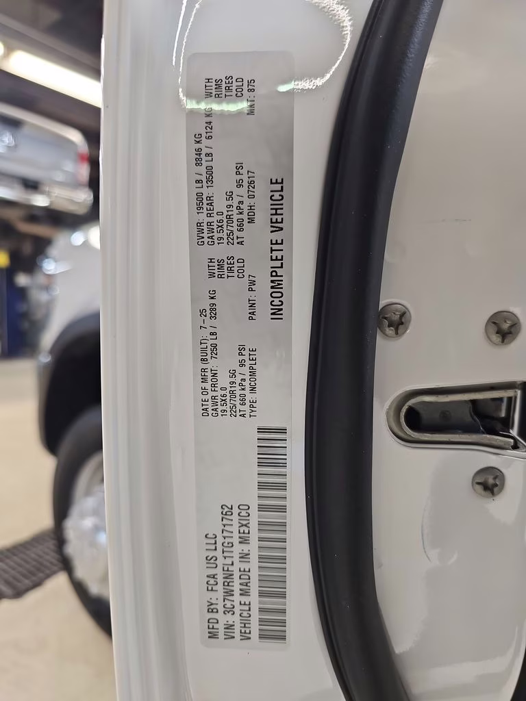 2026 Bright White Clearcoat Ram 5500HD Tradesman 4X4 Truck