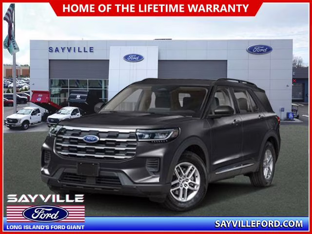 2026 Agate Black Metallic Ford Explorer Active w/100A Pkg 4WD 4X4 SUV