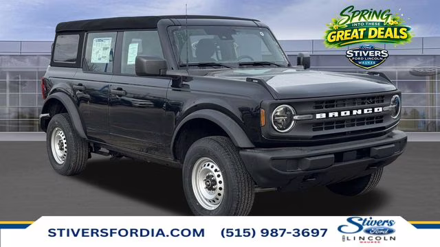 2025 Shadow Black Ford Bronco Base 4X4 SUV