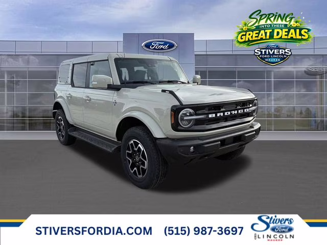 2025 Desert Sand Ford Bronco Outer Banks 4X4 SUV