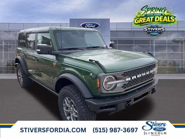 2025 Eruption Green Metallic Ford Bronco Badlands 4X4 SUV
