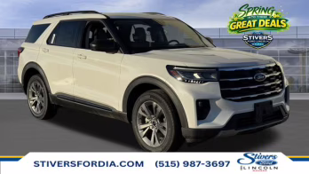 2026 Star White Metallic Tri-Coat Ford Explorer Active 4X4 SUV