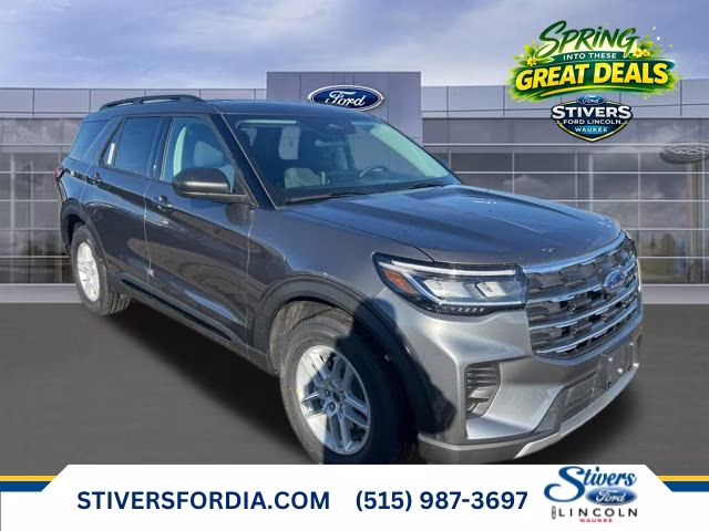 2026 Carbonized Gray Metallic Ford Explorer Active 4X4 SUV