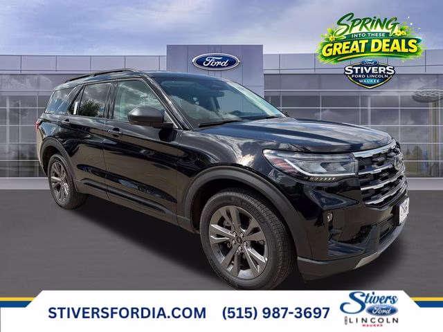 2026 Agate Black Metallic Ford Explorer Active 4X4 SUV
