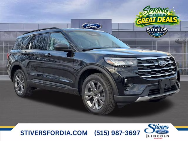 2026 Agate Black Metallic Ford Explorer Active 4X4 SUV