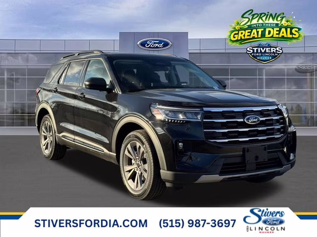 2026 Agate Black Metallic Ford Explorer Active 4X4 SUV