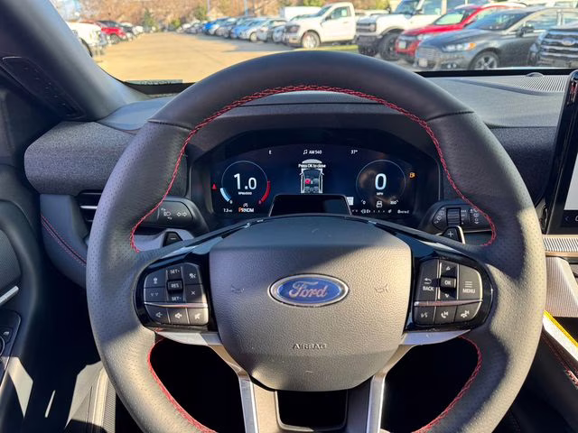 2026 Star White Metallic Tri-Coat Ford Explorer ST 4X4 SUV