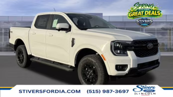 2025 Oxford White Ford Ranger Lariat 4X4 Truck