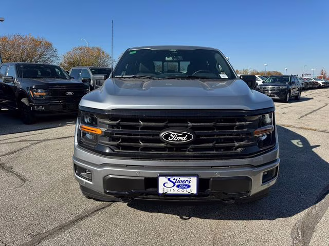 2025 Iconic Silver Metallic Ford F-150 XLT 4X4 Truck