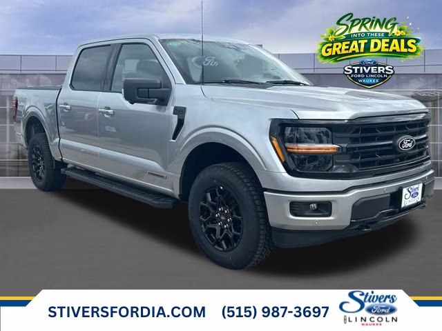 2025 Iconic Silver Metallic Ford F-150 XLT 4X4 Truck