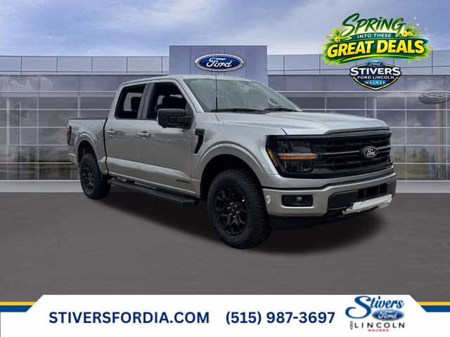 2025 Iconic Silver Metallic Ford F-150 XLT 4X4 Truck