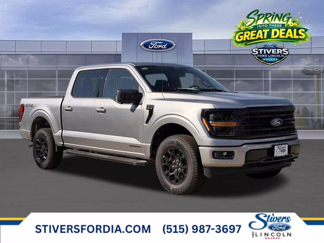2025 Iconic Silver Metallic Ford F-150 XLT 4X4 Truck