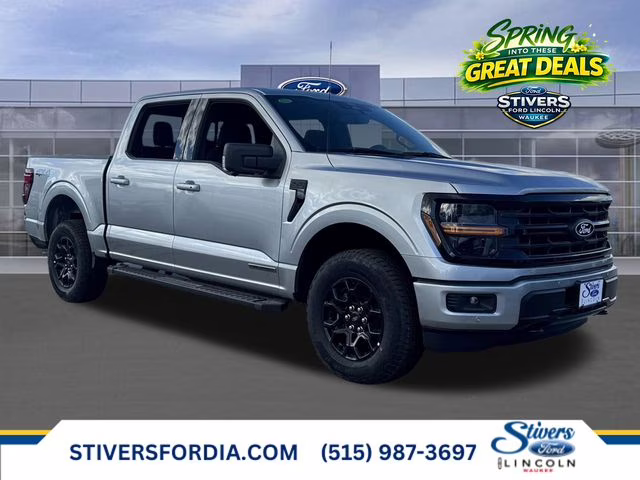 2025 Iconic Silver Metallic Ford F-150 XLT 4X4 Truck