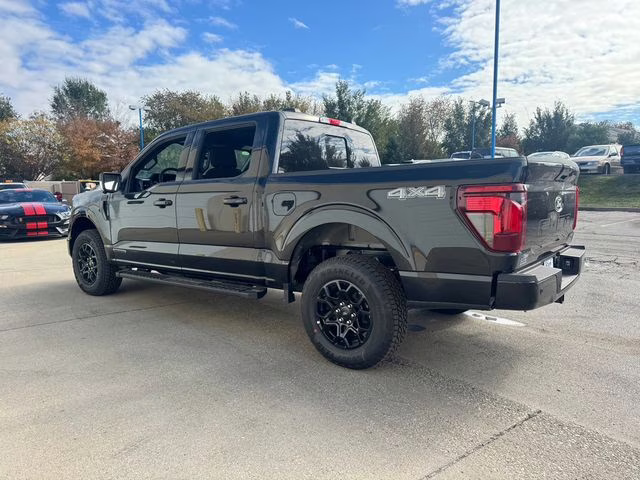 2025 Agate Black Metallic Ford F-150 XLT 4X4 Truck