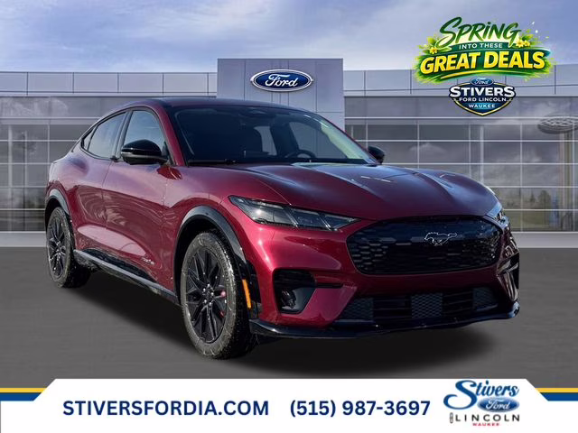 2025 Molten Magenta Metallic Tinted Clearcoat Ford Mustang Mach-E Premium AWD SUV