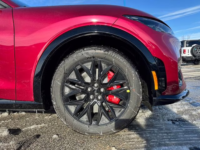 2025 Molten Magenta Metallic Tinted Clearcoat Ford Mustang Mach-E Premium AWD SUV