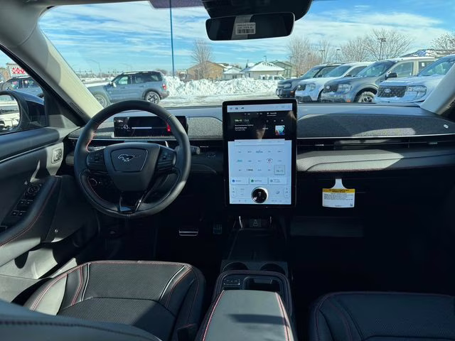 2025 Molten Magenta Metallic Tinted Clearcoat Ford Mustang Mach-E Premium AWD SUV