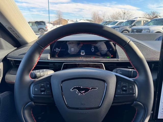 2025 Molten Magenta Metallic Tinted Clearcoat Ford Mustang Mach-E Premium AWD SUV