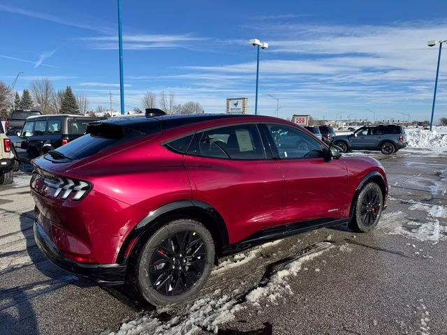 2025 Molten Magenta Metallic Tinted Clearcoat Ford Mustang Mach-E Premium AWD SUV