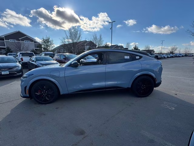 2025 Glacier Gray Metallic TriCoat Ford Mustang Mach-E GT AWD SUV