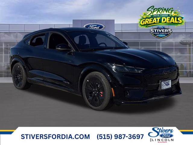 2025 Shadow Black Ford Mustang Mach-E GT AWD SUV