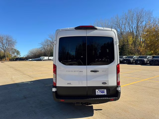 2025 Oxford White Ford Transit-350 XLT AWD Crossover