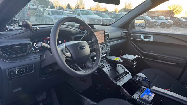 2025 Agate Black Ford Utility Police Interceptor Base AWD SUV