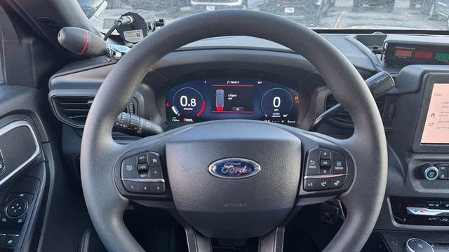 2025 Agate Black Ford Utility Police Interceptor Base AWD SUV