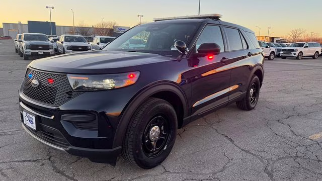 2025 Agate Black Ford Utility Police Interceptor Base AWD SUV