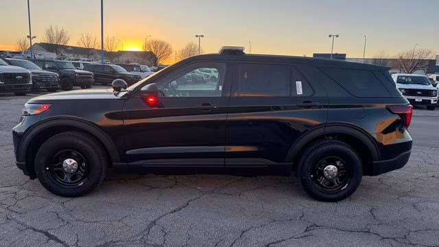 2025 Agate Black Ford Utility Police Interceptor Base AWD SUV