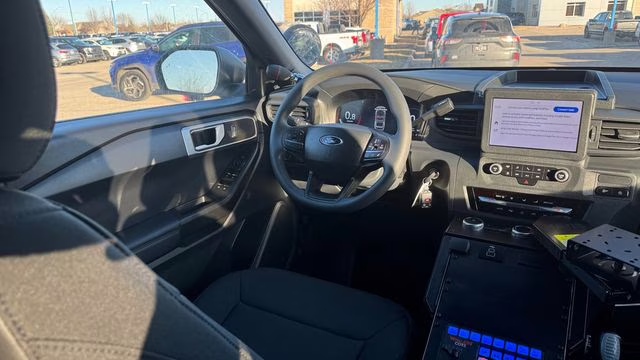 2025 Oxford White Ford Utility Police Interceptor Base AWD SUV