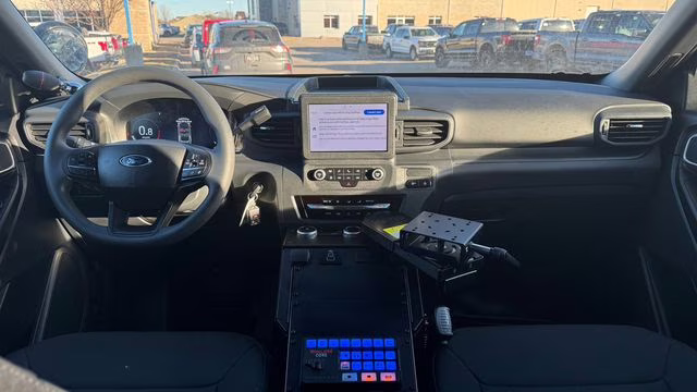 2025 Oxford White Ford Utility Police Interceptor Base AWD SUV