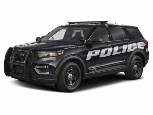 2025 Agate Black Ford Utility Police Interceptor Base AWD SUV
